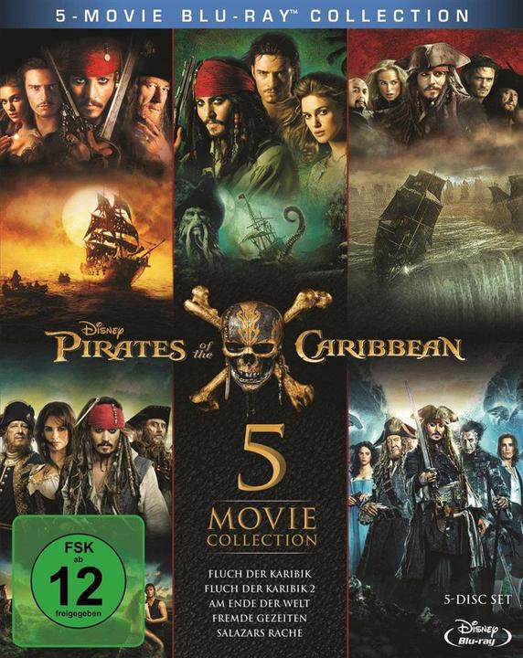 Disney Interactive Studios Fluch Der Karibik 1-5 (Blu-ray, 2017, Deutsch, Englisch)