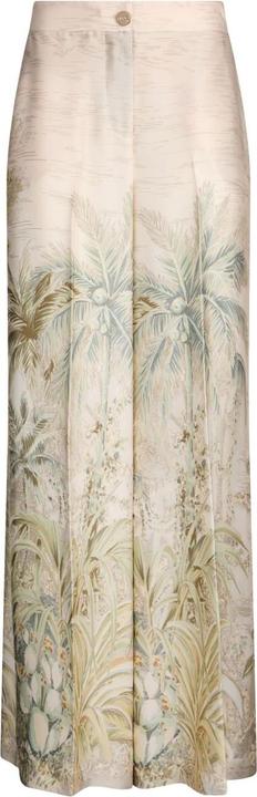 Actual product image Liu Jo Black Pantaloni Green Jungle Printed (42)