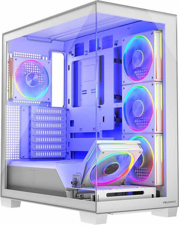 Produktbild Modecom Computergehäuse VOLCANO STELLAR ARGB MIDI 5F (Mini-ITX, ATX, mATX)