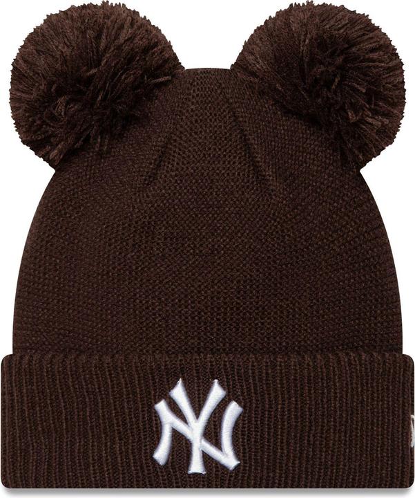 Immagine prodotto New Era Cappello invernale da donna con doppio pompon Ny Yankees Marrone