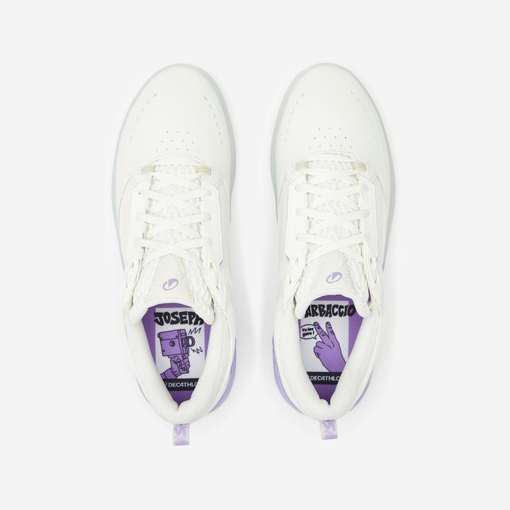 Actual product image Decathlon Skate shoes Crush900 Joseph Garbaccio - PRO white/purple (40)
