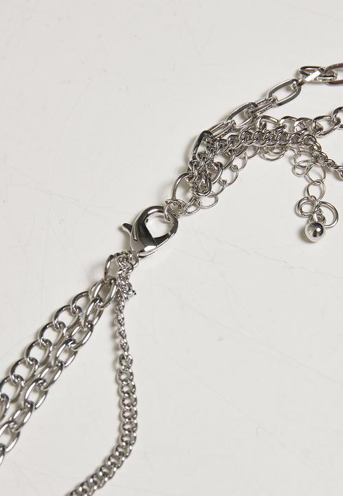 Immagine prodotto Urban Classics Collana a strati con spille da balia - 14899 (70% di ferro, 30% di zinco)