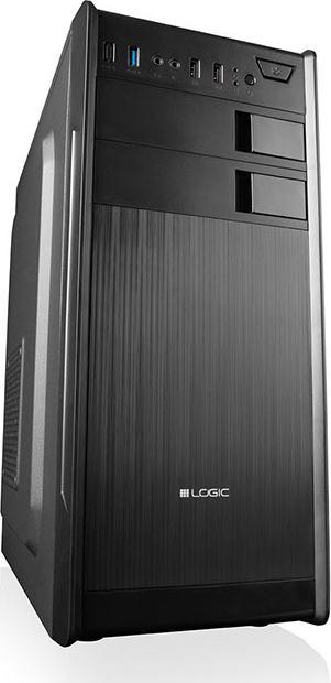 Actual product image Logic K2 Computer Case Midi Tower Black (ATX)