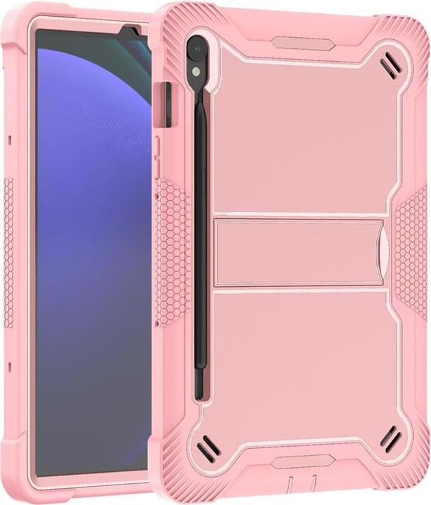 Image du produit Techsuit - Rugged TabShell + Screen Protector - Samsung Galaxy Tab S9 / S9 FE / S10 FE - Rose Gold (Galaxy Tab S9)