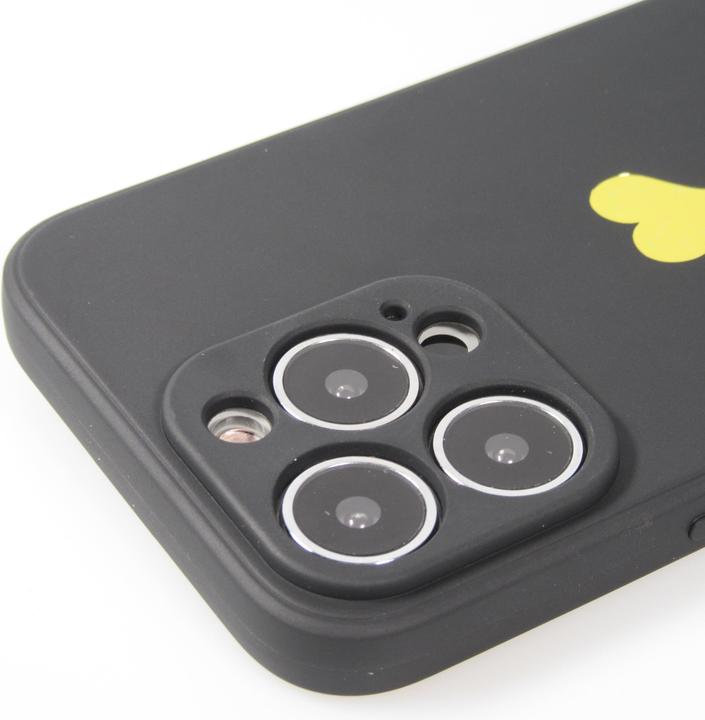 Actual product image PhoneLook Coque Silicone Mat Coeur doré (Apple iPhone 16 Pro Max)