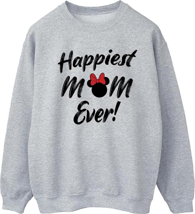 Disney Minnie Mouse Happiest Mom Ever Sweatshirt (S)