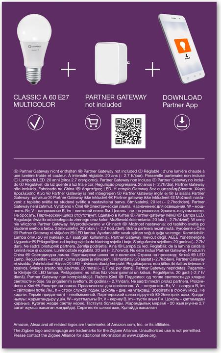 Actual product image Ledvance Smart+ (E27, 9 W, 806 lm, 1 x, F)