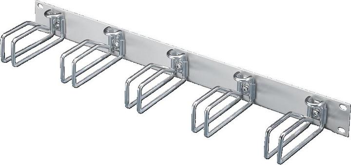 Actual product image Rittal 1U Cable Manage Panel with steel rings
