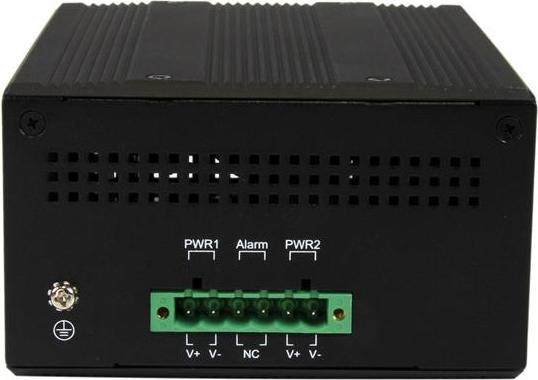 Actual product image StarTech 6 Port Unmanaged Industrial Gigabit Ethernet Switch with 4 PoE+ Ports - Voltage Regulation - Hat... (6 ports)