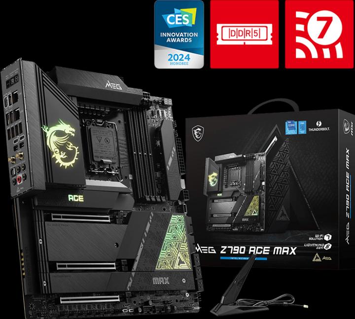 Image du produit MSI MEG Z790 ACE MAX Z790 (LGA 1700, Intel Z790, E-ATX)