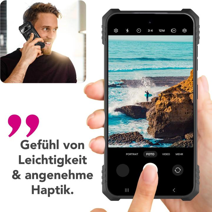 Image du produit Nalia Granite - Schlagfeste Panzer Hülle mit MagSafe & Kamera Standfuss - Military Cover (Google Pixel 9)