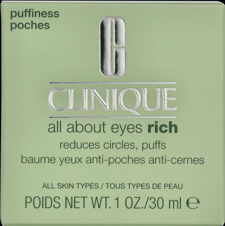 Produktbild Clinique All About Eyes Rich (Crème, 30 ml, Tag + Nacht)