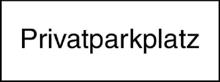 Produktbild BRW Zusatztafel Privatparkplatz 10.074