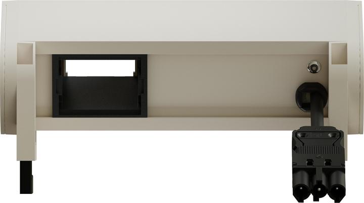 Image du produit IB Connect Unité de prise SUPRA blanche 1x type 13 1x USB-A/C 1x module vide (1 x, Type 13, USB, 0.30 m)