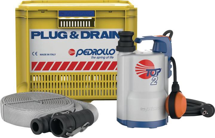 Pedrollo Set pompa sommergibile PLUG & DRAIN (Pompa di flusso)