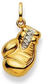 Natsumi Schmuck Anhänger Boxhandschuh Gelbgold 18K/750 (750/18 K Gelbgold)