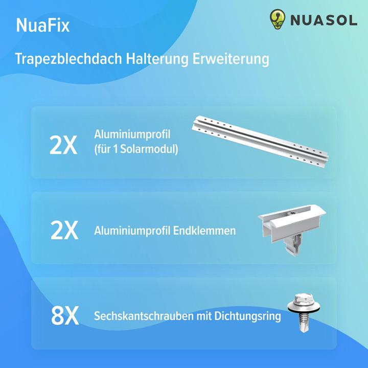 Image du produit Nuasol Support de panneau solaire (Matériel de montage du système solaire)