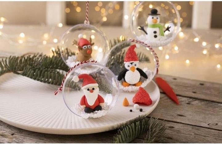 Produktbild Creativ Company Bastelset Weihnachtskugeln Modellieren