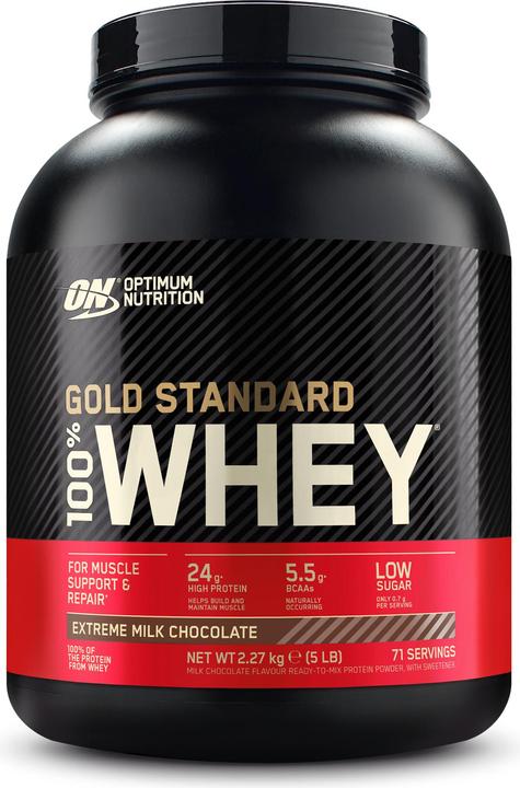 Optimum Nutrition Gold Standard (Cioccolato al latte, Cioccolato Latte Estremo, Cioccolato, 1 pz., 2273 g)