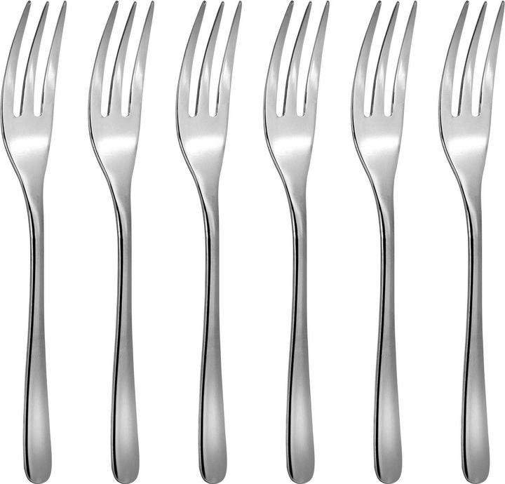 Actual product image Sambonet Button cake fork set 6 pcs stainless steel (6 Piece, Cutlery set)