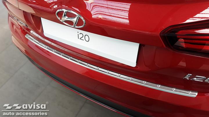 Produktbild Avisa Edelstahl Ladekantenschutz für Hyundai i20 ab 2020 bis heute (Heck)