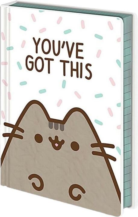 Image du produit Pusheen Carnet de notes You've Got This Avec fourrure A5 (A5, À rayures, Couverture rigide)