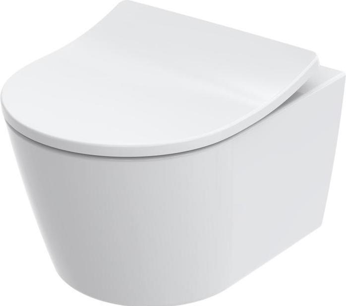 Image du produit TOTO RP WC suspendu Compact profond sans rebord pour RP Siège de WC Compact blanc