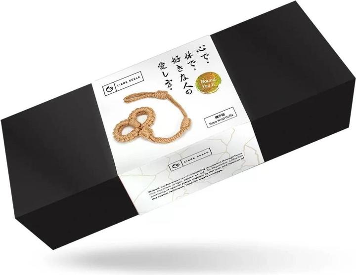 Actual product image Liebe Seele Bound You II Shibari Bondage Rope Handcuff with Leash