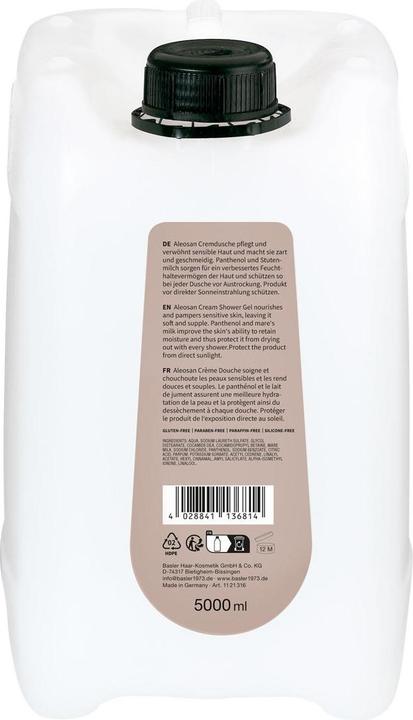 Immagine prodotto Basler Bagno doccia alla crema di latte di mare Aleosan (5000 ml)