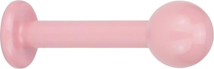 Star Piercing Labret Supernova pastellpink mit Kugel (ohne Messing, Chirurgenstahl 316L)