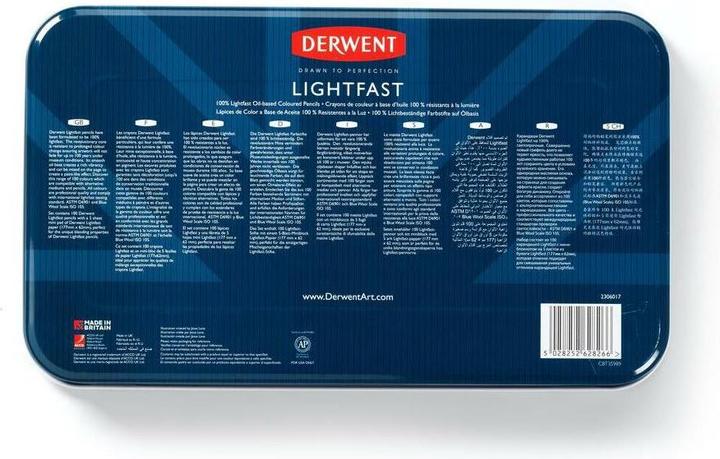Image du produit Derwent Crayons de couleur Lightfast, 4 mm, multicolore, 100 pièces (Multicolore, 100 x)