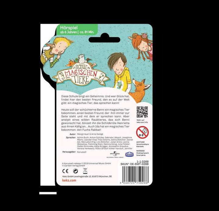 Actual product image Kekz The School of Magical Animals - Au (German)