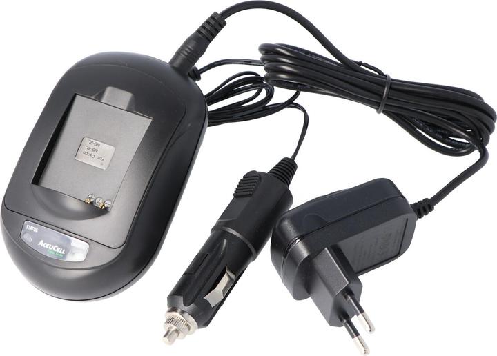 Image du produit AccuCell Schnell-Ladegerät passend für Canon NB-8L Akku A3000 IS (Chargeur de batterie d'appareil photo)