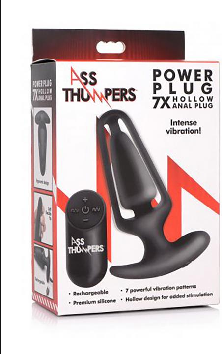 Produktbild XR Brands Power Plug 7X Hollow Anal Plug with Remote Control