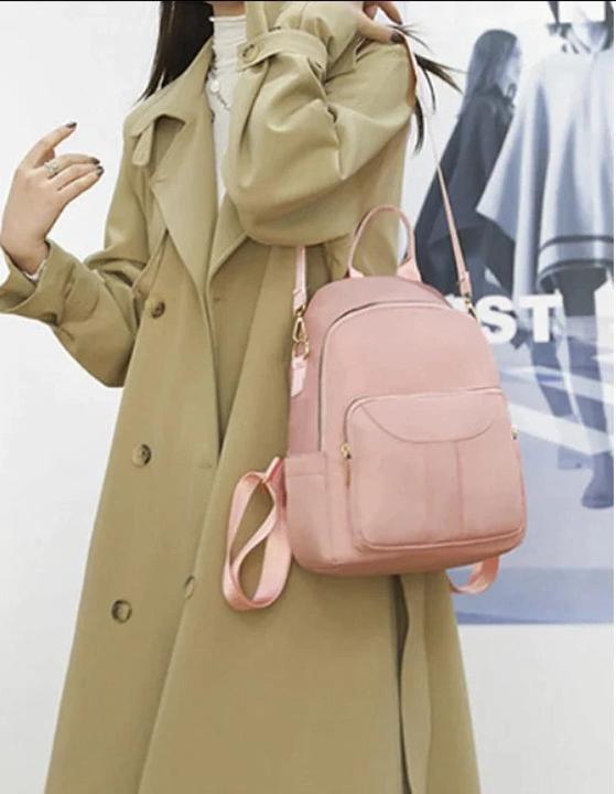 Actual product image Only-Bags.Store Shoulder Backpack Casual Computer Backpack Travel Leisure Solid Colour Multifunction School Bags
