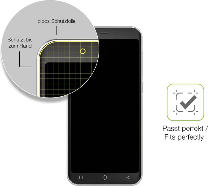 Produktbild Dipos Full Cover Schutzfolie Matt (1 Stück, Emporia Smart)
