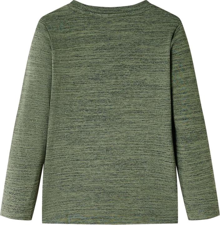 Immagine prodotto VidaXL Camicia da bambino a maniche lunghe Khaki Melange 140,Materiale: 80 (140)