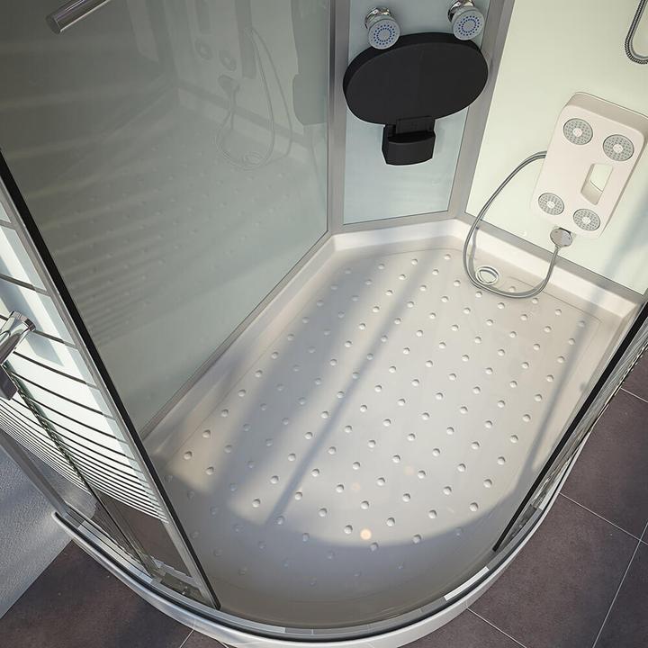 Immagine prodotto Home Deluxe Doccia a vapore con cascata sauna a vapore MANTA XL, 120x80x220cm - Sinistra