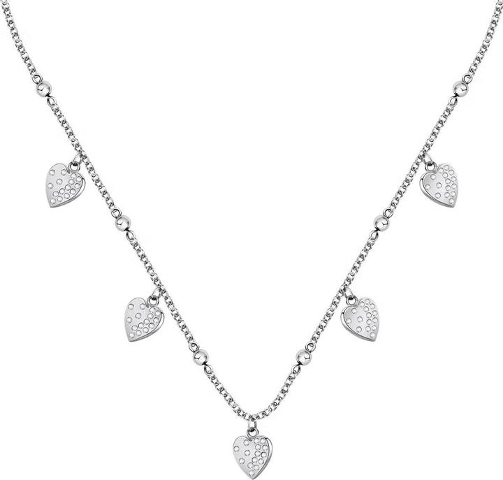 Immagine prodotto Morellato Collo Passioni + Cristallo Bianco (Acciaio inossidabile, 38 - 45 cm)