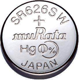 Actual product image Murata Button cells 377 (10 pcs., Device specific, 26 mAh)