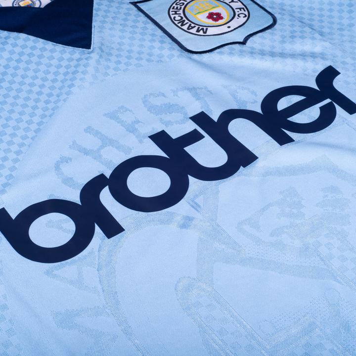 Image du produit Score Draw Maillot rétro Manchester City 1996 (XL)