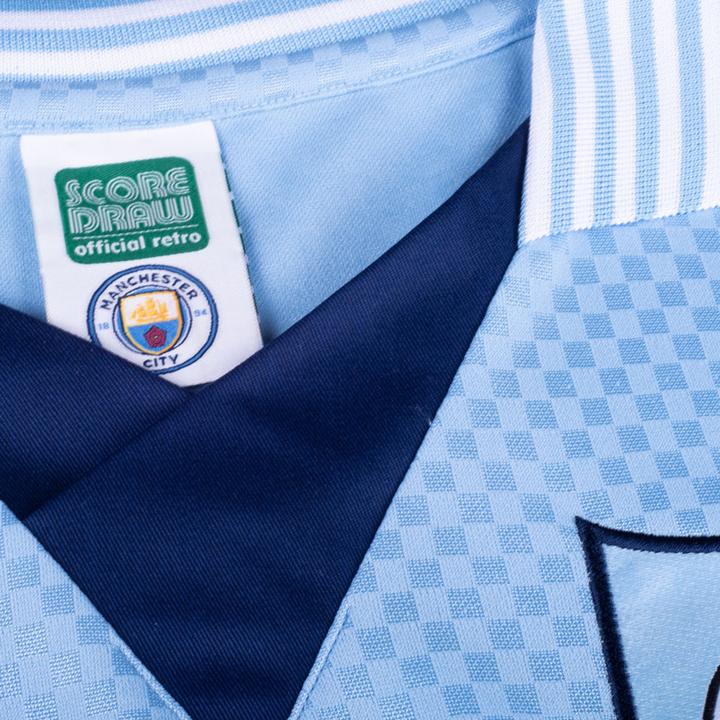 Image du produit Score Draw Maillot rétro Manchester City 1996 (XL)