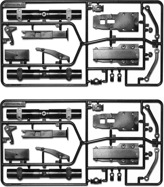 Produktbild Tamiya 1:14 B-Teile Anhänger Achsen verstärkt