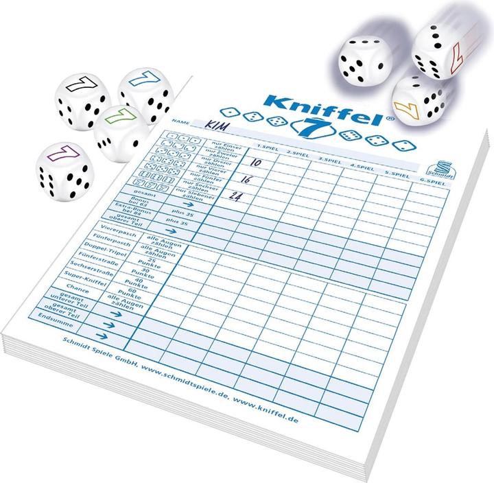 Productafbeelding Schmidt Spiele Kniffel 7 (d) (Duits)
