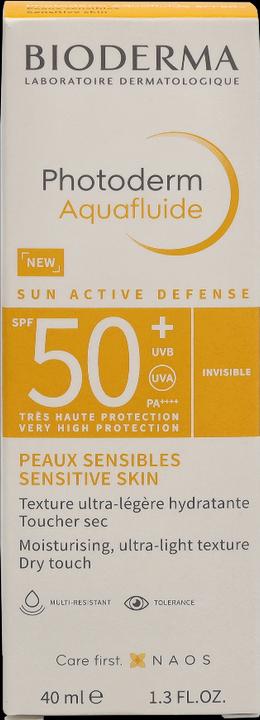 Image du produit Bioderma Photoderm Aquafluide (Crème solaire visage, SPF 50, 40 ml, 15 g)