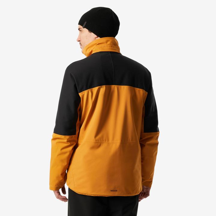 Produktbild Wedze Skijacke Herren wasserdicht und strapazierfähig - 500 camel/schwarz (M)