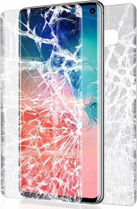 Actual product image Protectorking 6x Panzerfolie Anti-Shock Full Cover HD Klar (6 Piece, Samsung Galaxy S10+)