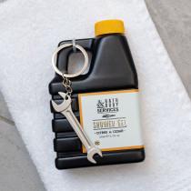 Actual product image Accentra Shower gel BATH & BODY SERVICES in bottle in oil canister shape, 200ml, incl. key ring in (200 ml)