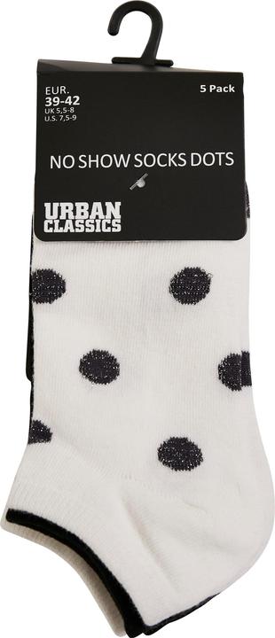 Produktbild Urban Classics No Show Socks Dots 5-Pack (5er Pack, 39 - 42)
