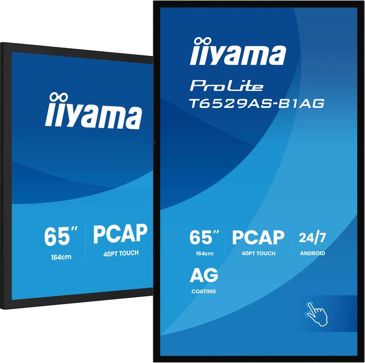 Produktbild iiyama LFD ProLite T6529AS-B1AG (3840 x 2160 Pixel, 64.50")